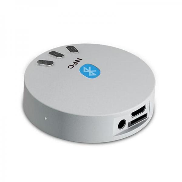 NFC Bluetooth V4.0 Stereo Audio Music Receiver adapter,white