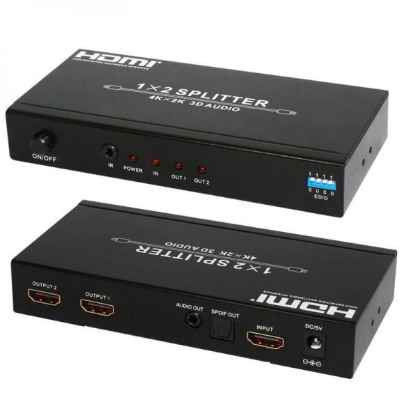 1X2/1X4/1X8 4Kx2K HDMI Splitter with Audio Extractor1X2