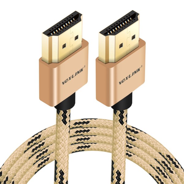  VOXLINK Tiger pattern 1.4v 19 + 1 High Speed Gold Plated HDMI 1080P cable Tu Hao gold 3m