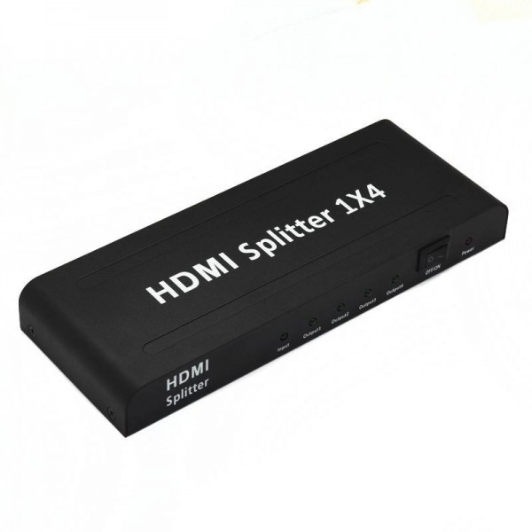 HDMI SPLITTER 1X4 black
