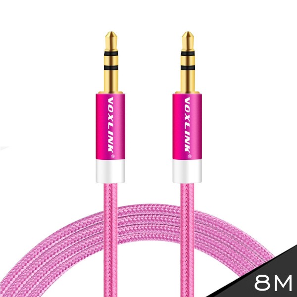 VOXLINK The new aluminum weave male to male audio cable car AUX audio cable car line 3.5MM