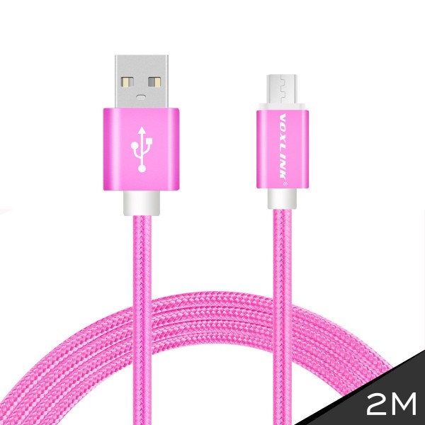 Voxlink Type C Cable MacBook Chomebook Xiaomi Nexus Letv Oneplus Nylon Braided Data Charging Wire Fast Charge USB 3.0 2.0 0.5m
