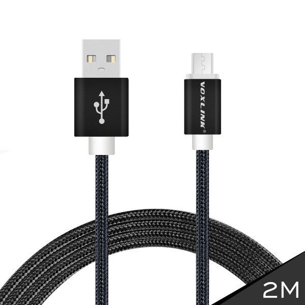 Voxlink Type C Cable MacBook Chomebook Xiaomi Nexus Letv Oneplus Nylon Braided Data Charging Wire Fast Charge USB 3.0 2.0 0.5m