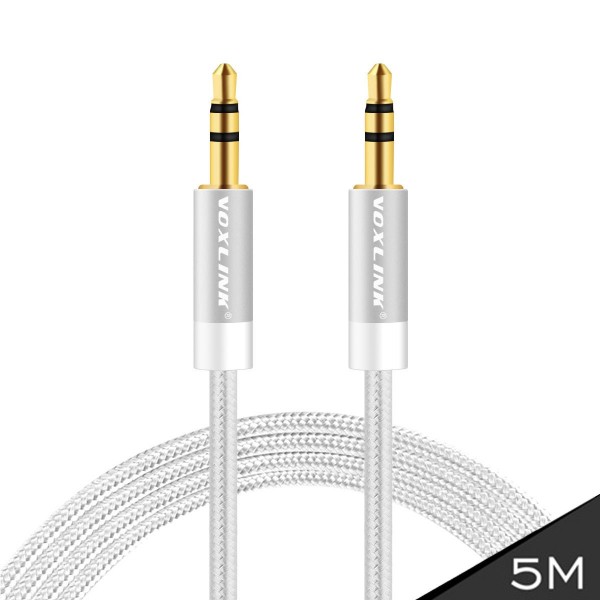 VOXLINK The new aluminum weave male to male audio cable car AUX audio cable car line 3.5MM