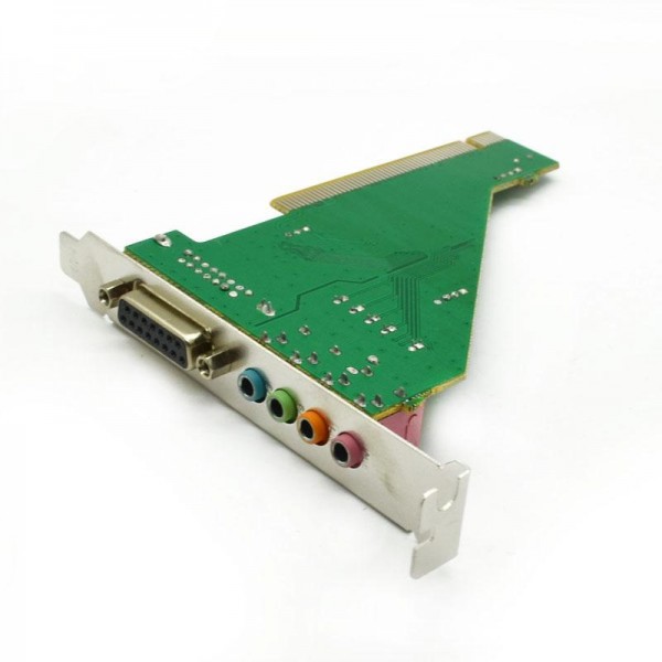4 CH Channel 3D PC PCI Sound Audio Card W/Game MIDI Port
