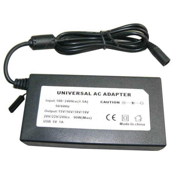 Alimentatore universale per Notebook 90W black