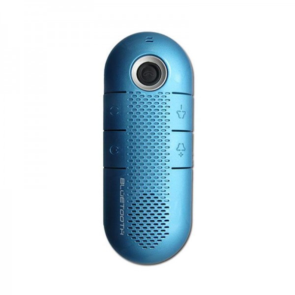 Wireless Stereo Bluetooth v3.0 Handsfree Multipoint Speakerphone Car Kit,blue