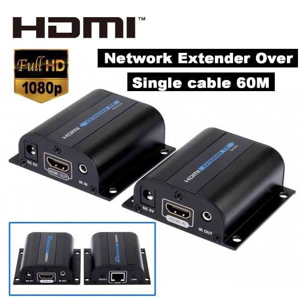HDMI Network Extender Over Single cable 60M