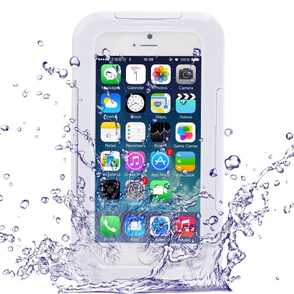 Waterproof Shockproof Dirt SnowProof Cover case with Stand Function for iPhone6 ,white