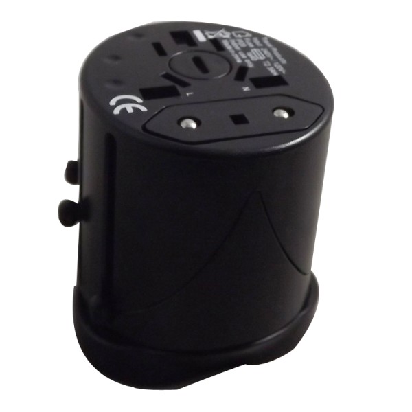 Universal Travel Adapter with 4 Types of Changeable Plug