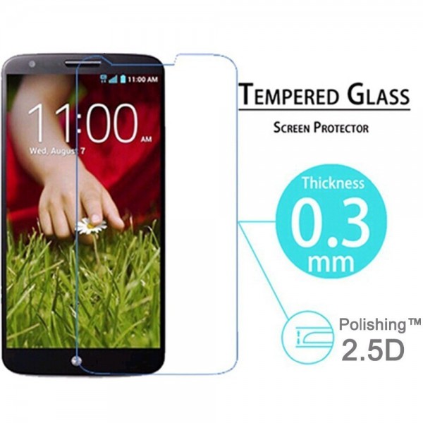 0.3mm arc edge Tempered Glass Screen Protector ForLG G2 MINI D618,retail box