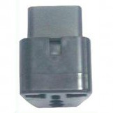 black Universal Adapter Plugs