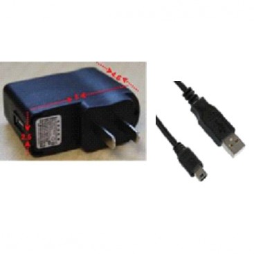 US standard wall charger with USB to Mini USB cable