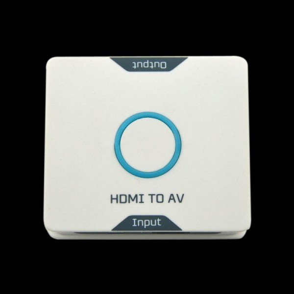 Mini HD Video Converter Box HDMI to AV/CVBS L/R Video Adapter 1080P Support NTSC and PAL Output_DHL
