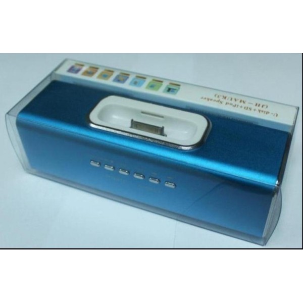 usb speaker with u-disk+SD+FM(blue)