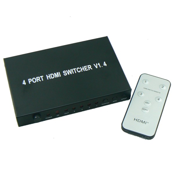 HDMI V1.4 HDMI Switcher 4x1 Mini V1.4 No IR&Power