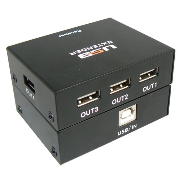 black USB EXTENDER(4 port HUB) 60M