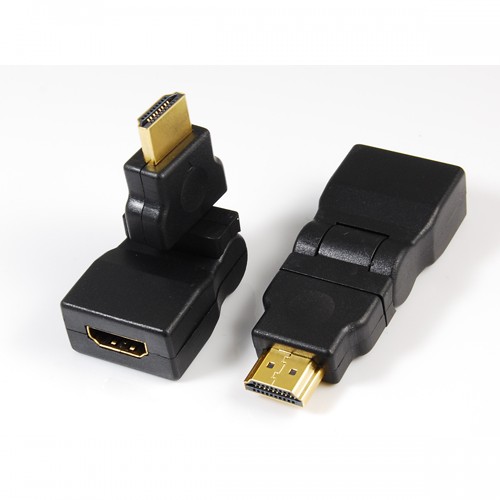 HDMI male to HDMI female adaptor,rotating 270°