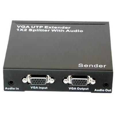 VGA 1X2 UTP Amplifier Splitter 300M (Sender)