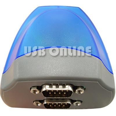 USB 2.0 TO SERIAL RS232, 2 PORTS