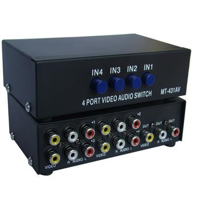 4 Port Audio Switch