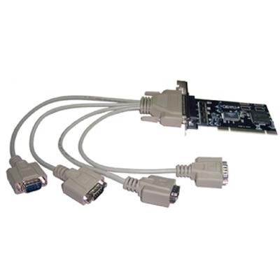 4 RS-232 ports to PCI card(with cable)