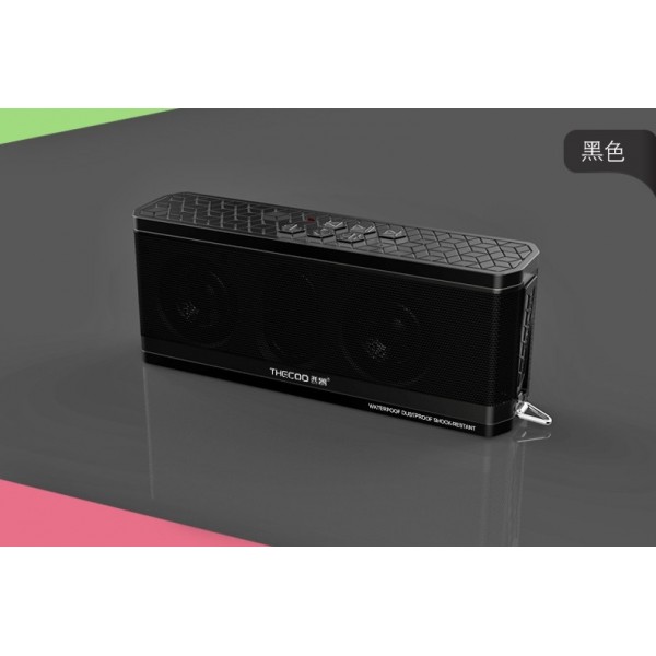 MastiAqua Portable Bluetooth Speaker, Water Resistant/Waterproof Shockproof and Dustproof Speakers,BLACK
