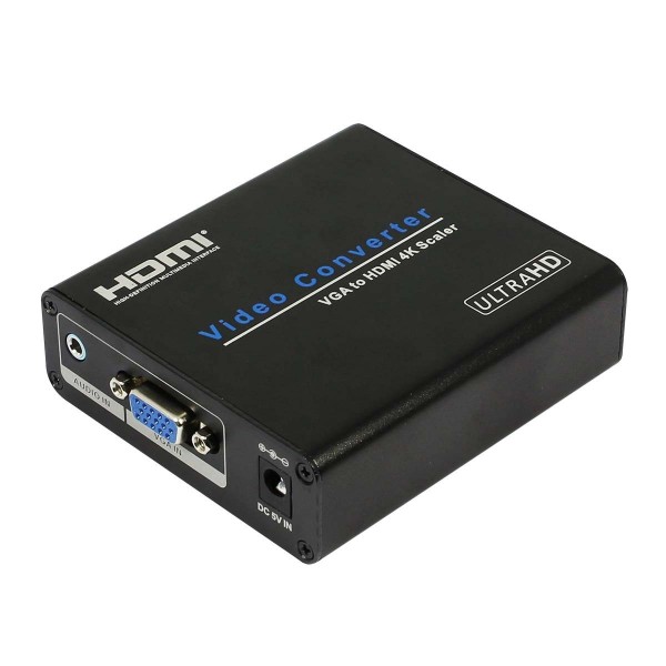 VGA to HDMI 4Kx2K Scaler Converter Box