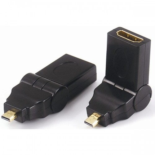 Micro HDMI male to HDMI female adaptor,swing type 11-001