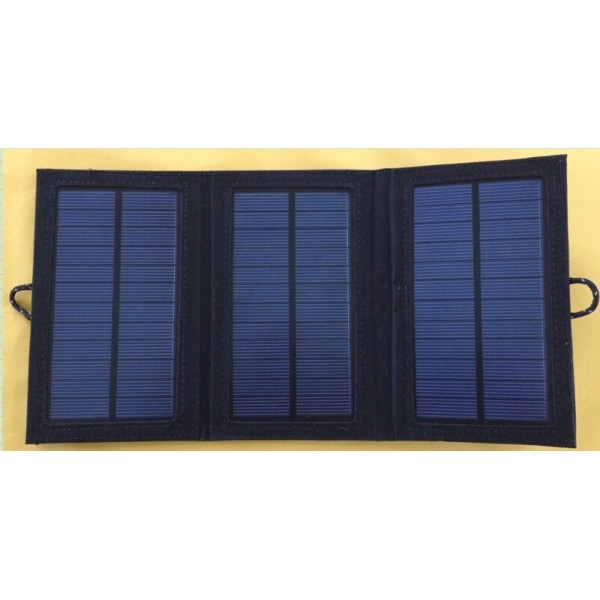 6W Outdoor Foldable Portable polycrystalline Solar Charger Bag Mobile Power Supply