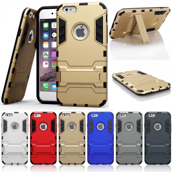 Shockproof Rugged Hybrid Rubber Hard Cover Case for iPhone 6 Plus 5.5