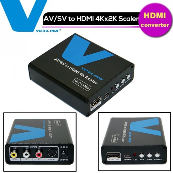 HDMI TO VGA AUTO Scaler 1920X1080 black