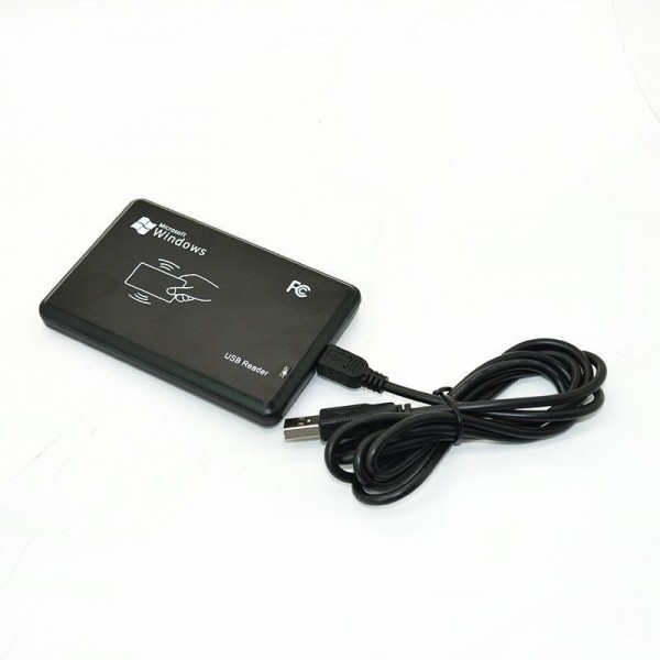 13.56Mhz New USB RFID ID Contactless Proximity Smart Card Reader EM4001 EM4100 Windows