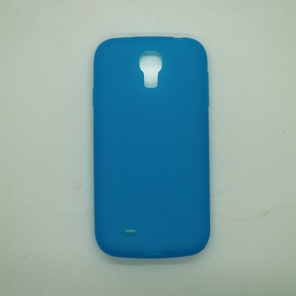 Full Screen Window ,Touch Transparent View Flip Case Cover for samsung S4/i9500 ,blue