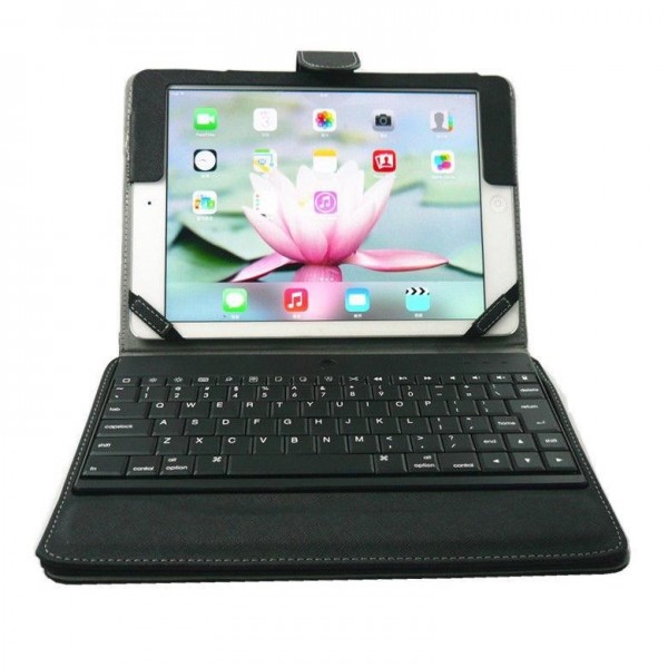 Wireless Bluetooth Keyboard PU leather Case Cover For Apple Ipad Air 2 /ipad 6,black
