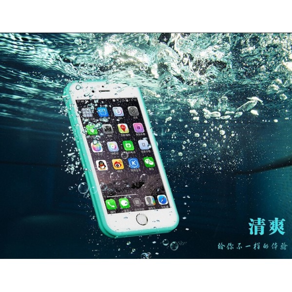 Waterproof Full Screen Window ,Touch Transparent View Case Cover,waterproof case for iphone 6 4.7inch,green