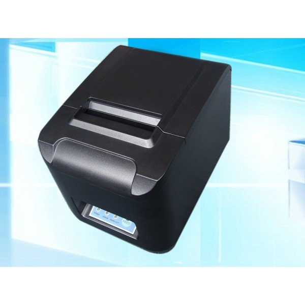 80mm Thermal Receipt Printer,USB+serial port interface thermal printer, USB+serial port