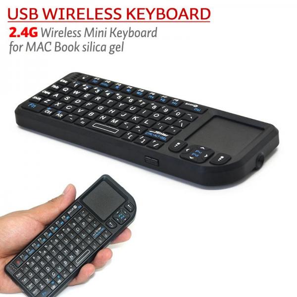 2.4G Wireless Mini Keyboard for MAC Book silica gel