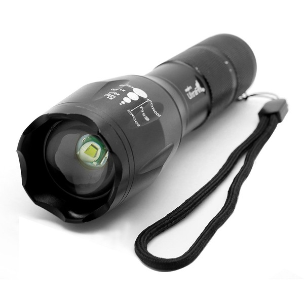 3800Lm Led Flash Light CREE XM-L T6 Focus Adjustable Outdoor Camping