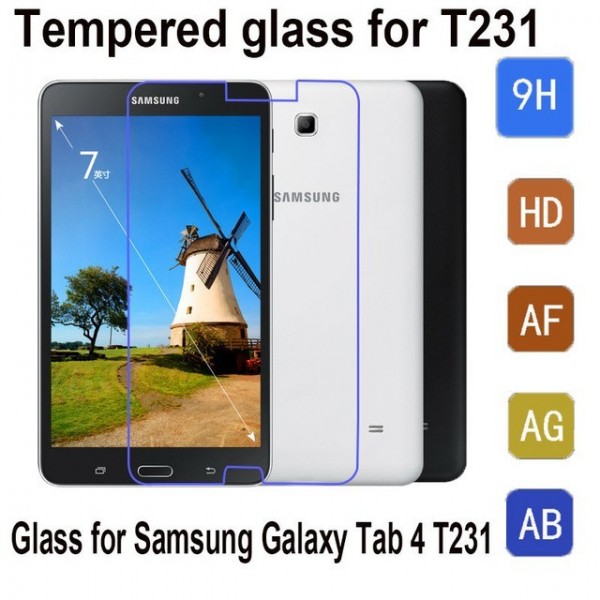 Premium Tempered Glass Screen Protector For Samsung Galaxy Tab 4 7.0 Tablet T230 T231 High Transmittance Protective Glass Film