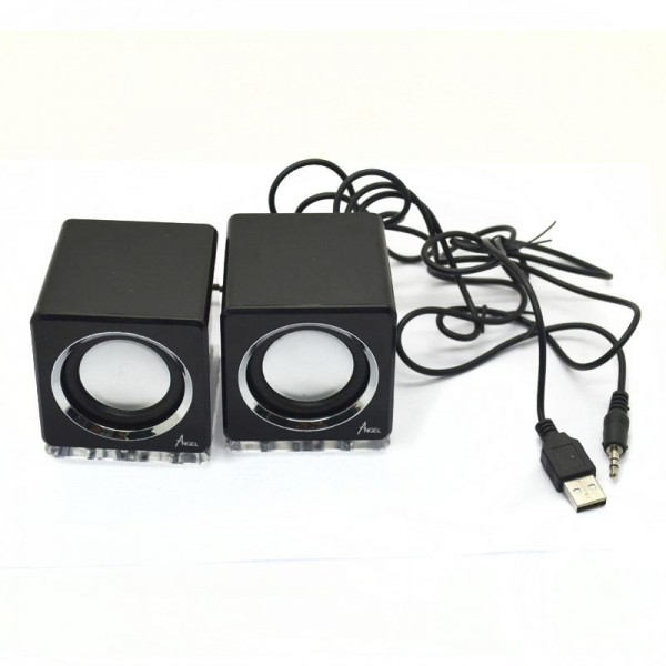 Subwoofer Computer speaker Unit 2 USB port powered 30Hz - 20K Hz Black