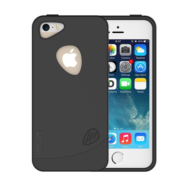 Pebble Series Dual-layer TPU Rubber Protective Carrying Case Portable Skin Case Cover for iPhone5/5S