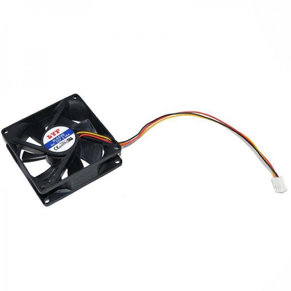 12V DC PLASTIC COOLING FAN, WITH 3 PIN PLUG FOR COMPUTER, 80*80*25MM