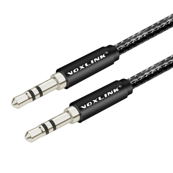 VOXLINK The new aluminum weave male to male audio cable car AUX audio cable car line 3.5MM