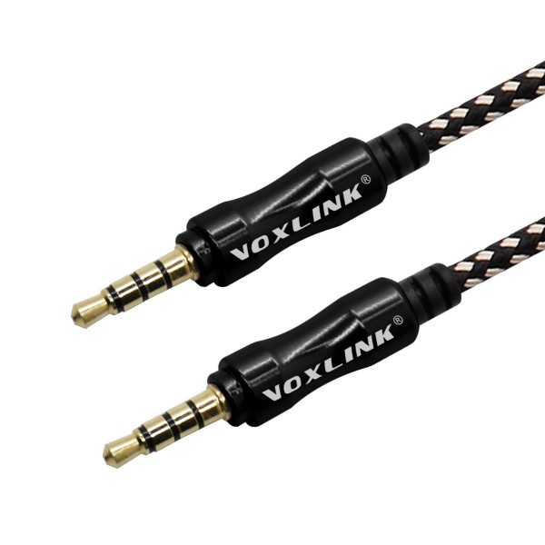 VOXLINK The new aluminum weave male to male audio cable car AUX audio cable car line 3.5MM