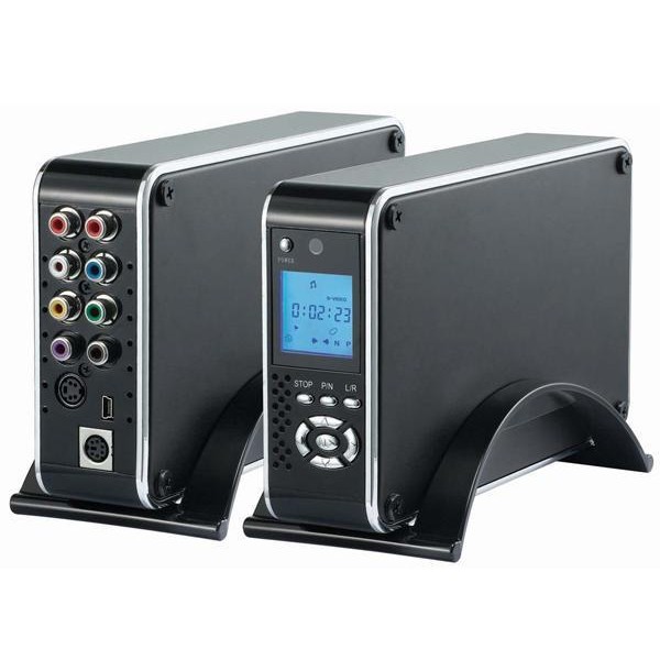 3.5-inch HDD Media Players for IDE SATA HDD with Fan Cooler, Supports FAT32 and NTFS File Formats (color in black or silver)
