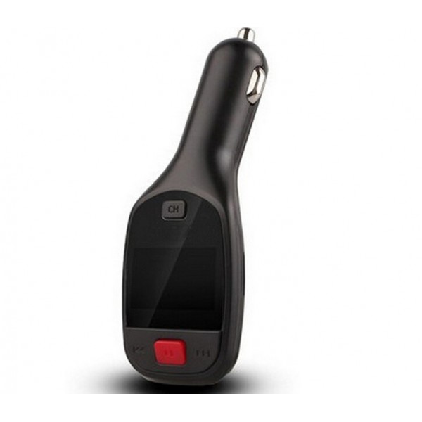 LED Display Hands-free Bluetooth FM Transmitter Car Charger Support USB TF Card
