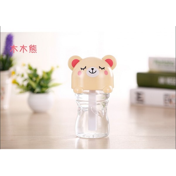 USB Portable ABS Cute Humidifier USB Mini Portable Humidifying Air Diffuser Mist Maker Home,beige