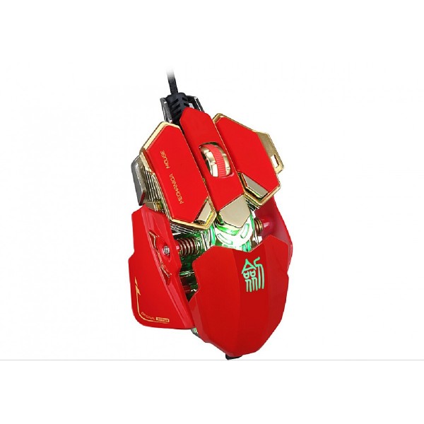 Optical 3200DPI Gaming Mouse Mice Game Mouse USB Wired for Laptop PC Computer,red