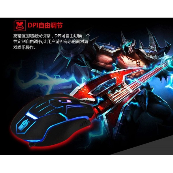 USB wired 6 Buttons Optical USB Gaming Mouse,USB wired mouse